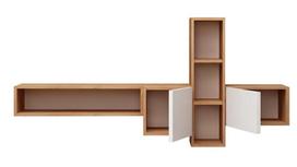 Sekcija Kalune Design Kumkuat, ruda/balta