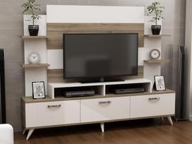 riesutai - Sekcija Kalune Design Diana, balta/ruda - 2 nuotrauka