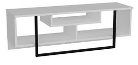 40 tv stovas - TV staliukas Kalune Design Asal 120 cm, baltas/juodas - 1 nuotrauka