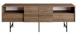 TV staliukas Kalune Design Derin, rudas/juodas