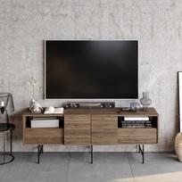 graikiniai riesutai - TV staliukas Kalune Design Derin, rudas/juodas - 5 nuotrauka