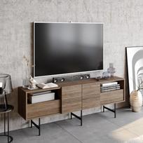 graikiniai riesutai - TV staliukas Kalune Design Derin, rudas/juodas - 6 nuotrauka