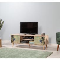 40 tv stovas - TV staliukas Kalune Design 863(I), žalia/ąžuolo spalvos - 5 nuotrauka