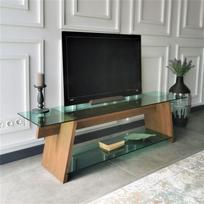 tv staliukai zalias - TV staliukas Kalune Design 552(I), rudas - 5 nuotrauka