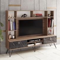 graikiniai riesutai - Sekcija Kalune Design Lorenz, ruda/juoda - 3 nuotrauka