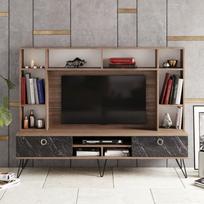 graikiniai riesutai - Sekcija Kalune Design Lorenz, ruda/juoda - 4 nuotrauka