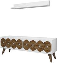 Kalune Design TV vienetas Nisan - Baltas