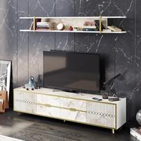 43 tv - Kalune Design TV vienetas Frida - Baltas - 5 nuotrauka