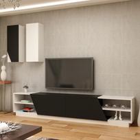 sekcija juoda - Sekcija Kalune Design Zebra, balta/juoda - 2 nuotrauka