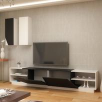 sekcija juoda - Sekcija Kalune Design Zebra, balta/juoda - 3 nuotrauka