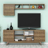 Kalune Design TV vienetas İnci - Walnut, Walnut