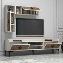 graikiniai riesutai - Kalune Design TV vienetas Samba - Kreminis - 4 nuotrauka