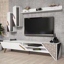 berilis - Kalune Design TV vienetas Beril - Baltas - 3 nuotrauka