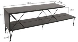 televizorius 120 - Kalune Design Televizoriaus staliukas Street - Anthracite - 7 nuotrauka