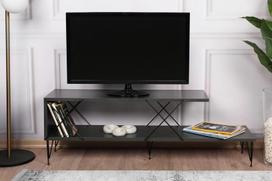 televizorius 120 - Kalune Design Televizoriaus staliukas Street - Anthracite - 8 nuotrauka