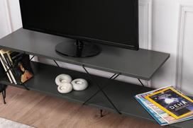 televizorius 120 - Kalune Design Televizoriaus staliukas Street - Anthracite - 10 nuotrauka