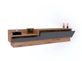 tv staliukas pusies - TV staliukas Kalune Design 835, 160 cm, pilkas - 2 nuotrauka