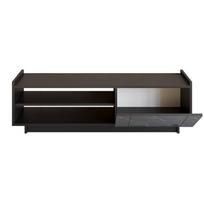 marmuro staliukas - Kalune Design Televizoriaus staliukas Valantina - Juodas - 4 nuotrauka