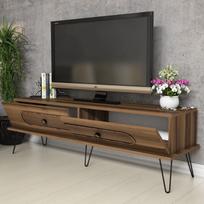 40 tv stovas - Kalune Design TV stalas Ekol - Walnut - 2 nuotrauka