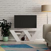40 tv stovas - Kalune Design TV stalas Pipralla - Baltas - 3 nuotrauka