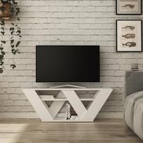 40 tv stovas - Kalune Design TV stalas Pipralla - Baltas - 4 nuotrauka