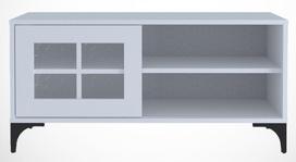 Kalune Design TV stalas Revival 100Lk - Baltas