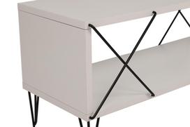 televizorius 120 - Kalune Design Televizoriaus staliukas Street - Baltas - 3 nuotrauka