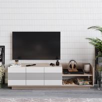 Pirkti Kalune Design Televizoriaus staliukas Viano - Cordoba, Baltas - Photo 4
