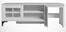 Kalune Design TV stalas Revival - Whtite