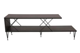 televizorius 120 - Kalune Design Televizoriaus staliukas Street - Dark Brown - 2 nuotrauka