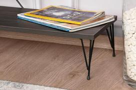 televizorius 120 - Kalune Design Televizoriaus staliukas Street - Dark Brown - 6 nuotrauka