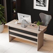 darbo stalas a - Kalune Design Studijų stalas Vario A - Oak, Juodas - 2 nuotrauka