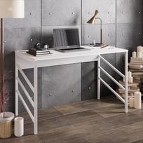 baltas stalas darbui - Kalune Design Studijų stalas Tuna - Baltas - 2 nuotrauka