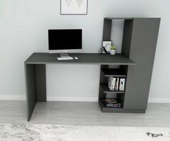 rasomieji stalai darbo stalai - Kalune Design Studijų stalas Yağız - antracitas - 4 nuotrauka