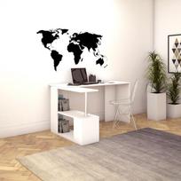 baltas stalas darbui - Kalune Design Studijų stalas Gelincik - Baltas - 3 nuotrauka