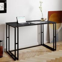 stalas 120 x 60 - Kalune Design Studijų stalas Alfa - Juodas - 2 nuotrauka