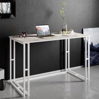 stalas 120 x 60 - Kalune Design Studijų stalas Alfa - Baltas - 2 nuotrauka