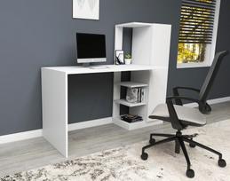 baltas stalas darbui - Kalune Design Studijų stalas Yağız - balta - 2 nuotrauka