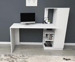 baltas stalas darbui - Kalune Design Studijų stalas Yağız - balta - 4 nuotrauka