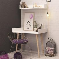 rasomasis stalas 90 cm - Kalune Design Studijų stalas Ballony - 3 nuotrauka
