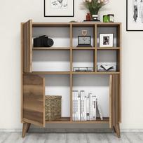 komoda riesutas - Komoda Kalune Design 845, 115 cm, ruda - 3 nuotrauka