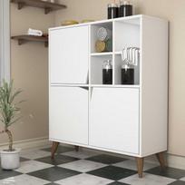 komoda 100 - Komoda Kalune Design 845, 115 cm, balta - 3 nuotrauka