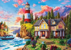 delione 3000 - Dėlionė Educa Borras Lighthouse Near The Ocean 18507, 3000 vnt. - 2 nuotrauka