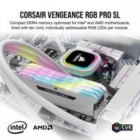ddr4 3200 cl16 - DDR4 16GB PC 3200 CL16 CORSAIR KIT (2x8GB) Vengeance RGB retail - 2 nuotrauka