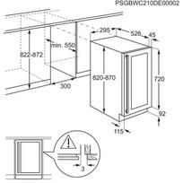 saldytuvai vyno - Electrolux EWUS020B5B - 8 nuotrauka