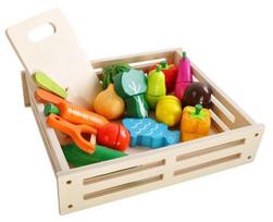 zaislu deze - Žaisliniai virtuvės reikmenys Cutting Vegetables & Fruits - 2 nuotrauka