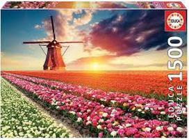 Dėlionė Educa Borras Tulips Landscape 18465, 1500 vnt.