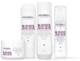 moto kauke - Goldwell Dualsenses Blondes Highlights 60 Sec Treatment 500ml Moterims Plaukų kaukės - 2 nuotrauka