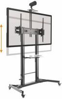 led floor - Sbox FS-3610 Floor Ultra-Large LED TV Stand Black (Juodas) - 3 nuotrauka