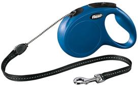 Flexi Classic M, max 20kg 5m virvelinis mėlynos spalvos